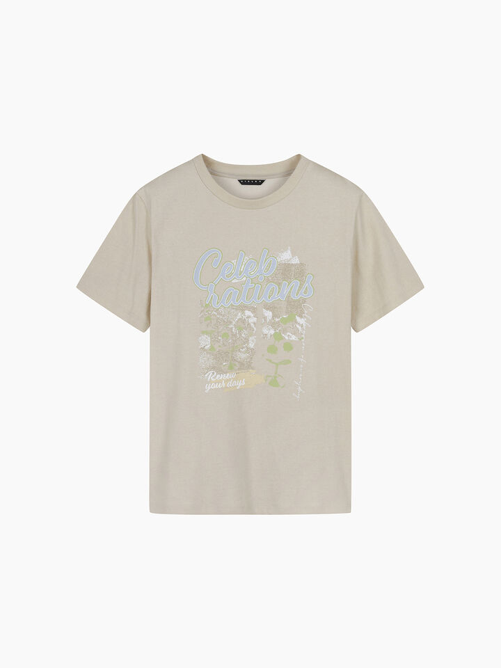 T-SHIRT - sisley k  t shirt manica corta - Beige | Sisley K image number 1